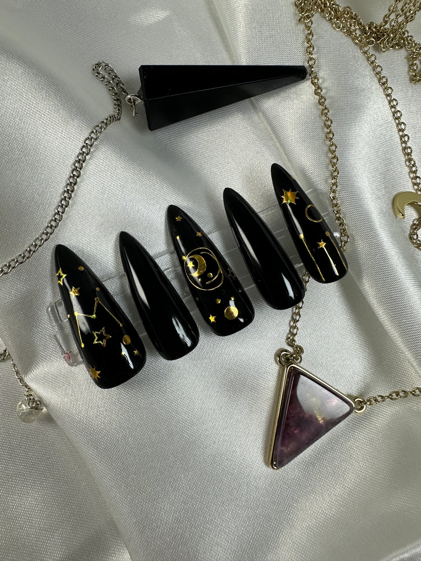 The universe of stars and moon